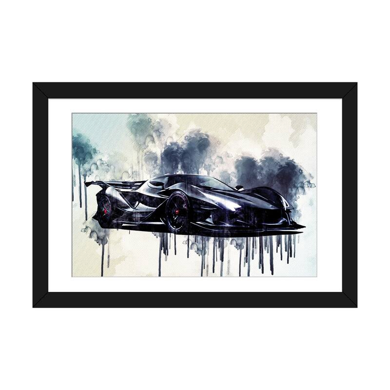 iCanvas "Apollo IE 2019 Luxury Supercar Front View Hypercar Apollo" by Sissy Angelastro