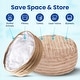 preview thumbnail 27 of 47, Cheer Collection Faux Fur Bean Bag and Stuffed Animal Storage Case