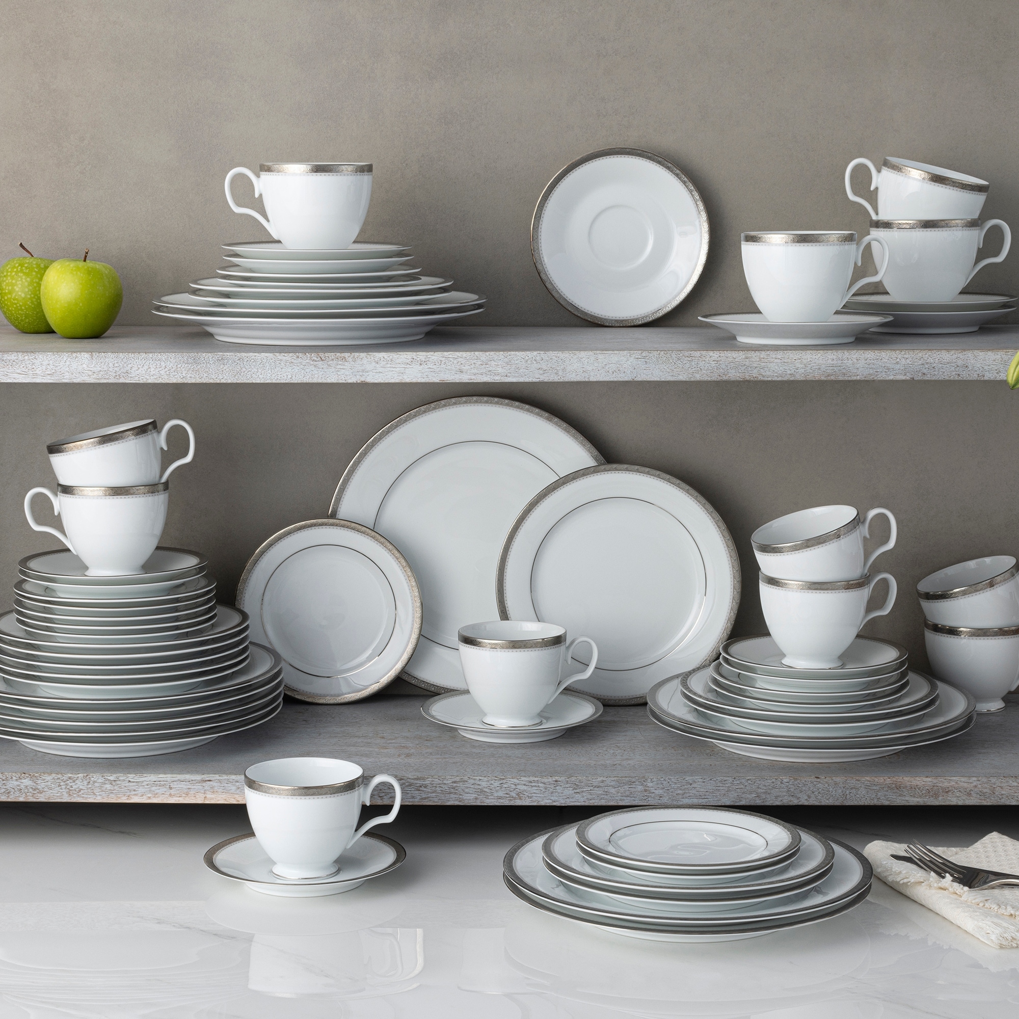 Noritake Charlotta 60-Piece Dinnerware Set, Service For 12