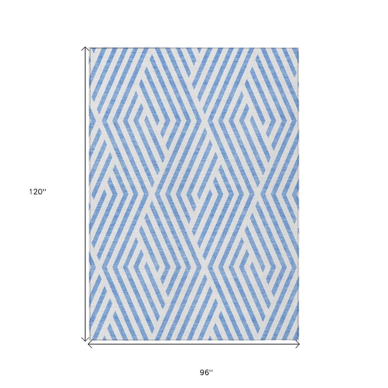 Cane Abstract Shapes Weather Resistant Versatile Elegance Outdoor Rug
