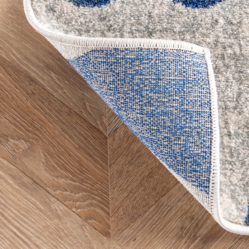 Nuloom Geometric Modern Stripes Faded Area Rug