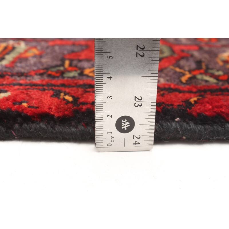 ECARPETGALLERY Hand-knotted Andelz Red Wool Rug - 4'2 x 6'11