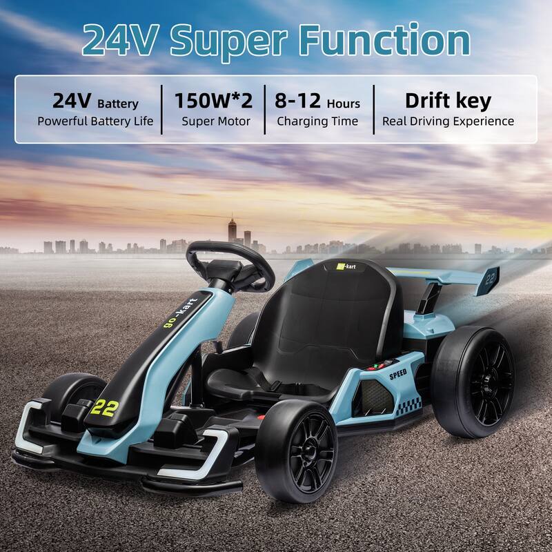 24V Kids Electric Drift Kart Ride on Toy for Kids