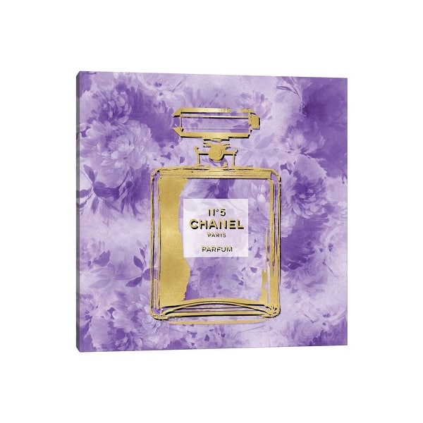 iCanvas Gold Perfume On Purple Flowers by Madeline Blake Canvas Print -  Bed Bath & Beyond - 26637728