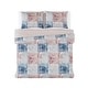 preview thumbnail 3 of 2, Cannon Textured Lotte Patchwork Duvet Cover Set