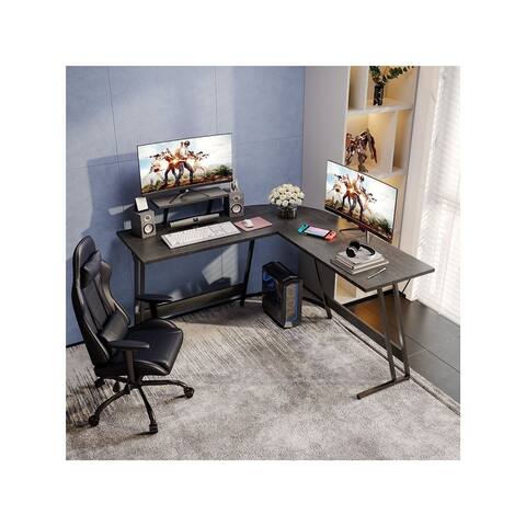 L-Shaped Gaming Desk Computer Corner Desk Office Writing Desk