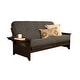 preview thumbnail 51 of 65, Copper Grove Dixie Espresso Full-size Futon Set with Bonded Leather Innerspring Mattress