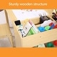 preview thumbnail 13 of 11, GIMMYFIVE Kids Art Table with 2 Chairs