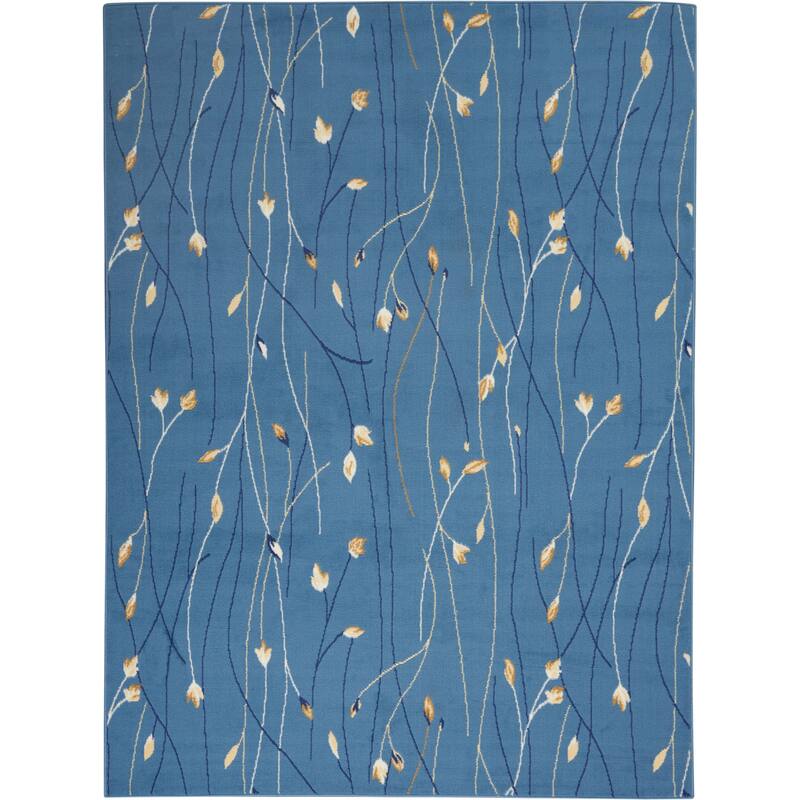 Nourison Grafix Floral Botanical Transitional Area Rug
