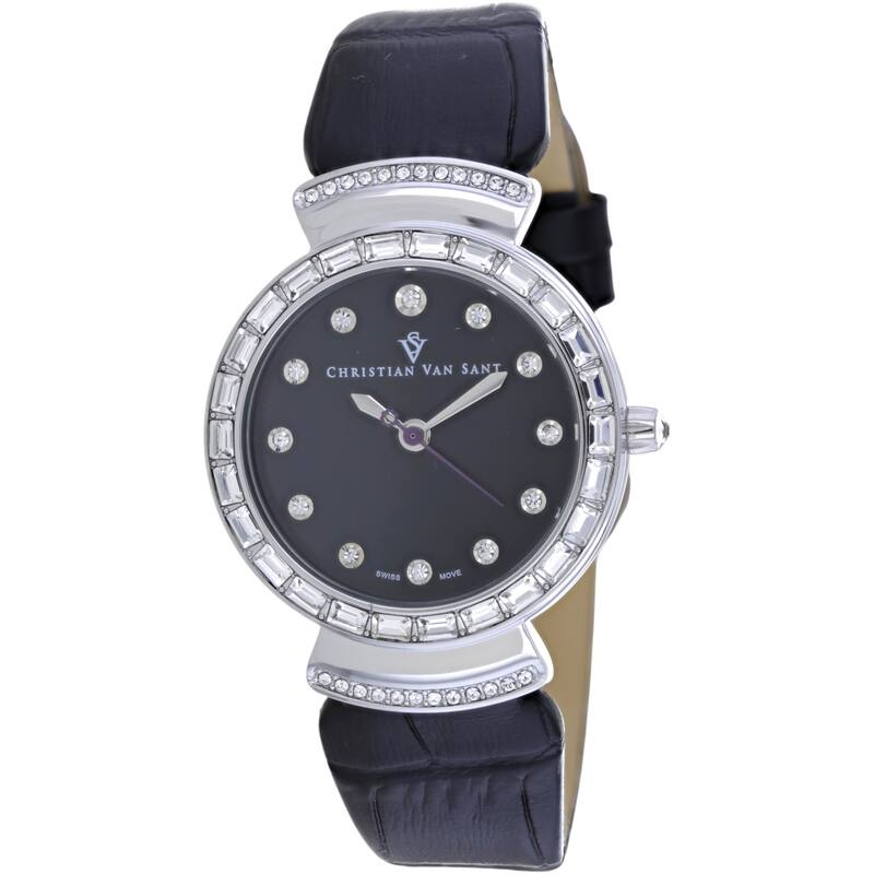 Christian Van Sant Women's Nova Black Dial Watch - CV2940 - One Size