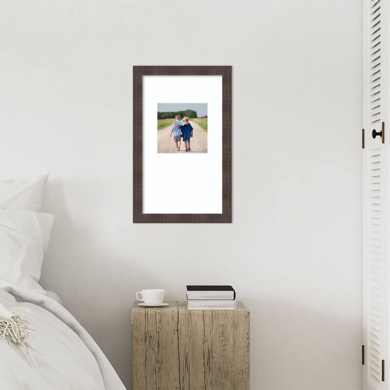 Whiskey Brown Rustic Framed Picture Frame, Photo Frame