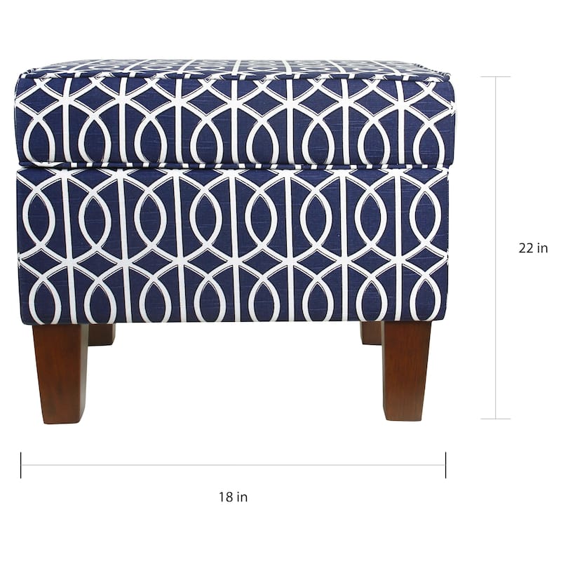 HomePop Bella Storage Ottoman