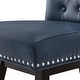 preview thumbnail 7 of 6, 26 in. Set of 3 Upholstered Bar Stools Counter Height Barstool 360° Swivel with Curved Backrest, Armless Stool