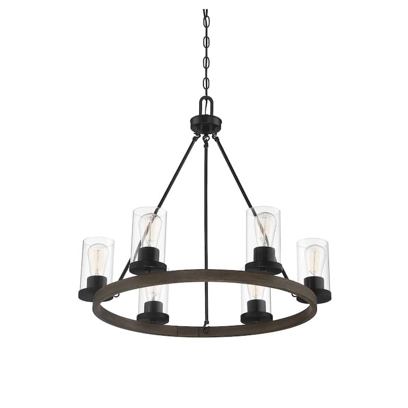 Meridian M10070 5 Light 27" Wide Ring Chandelier