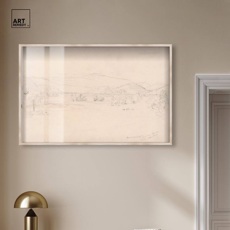Study for View Mt. Washington Shadowbox by Art Remedy