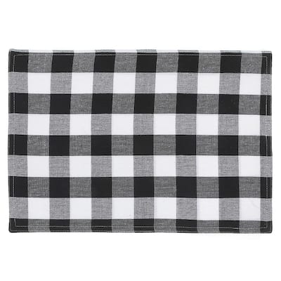 Cotton Placemat (White Buffalo) - Set of 12