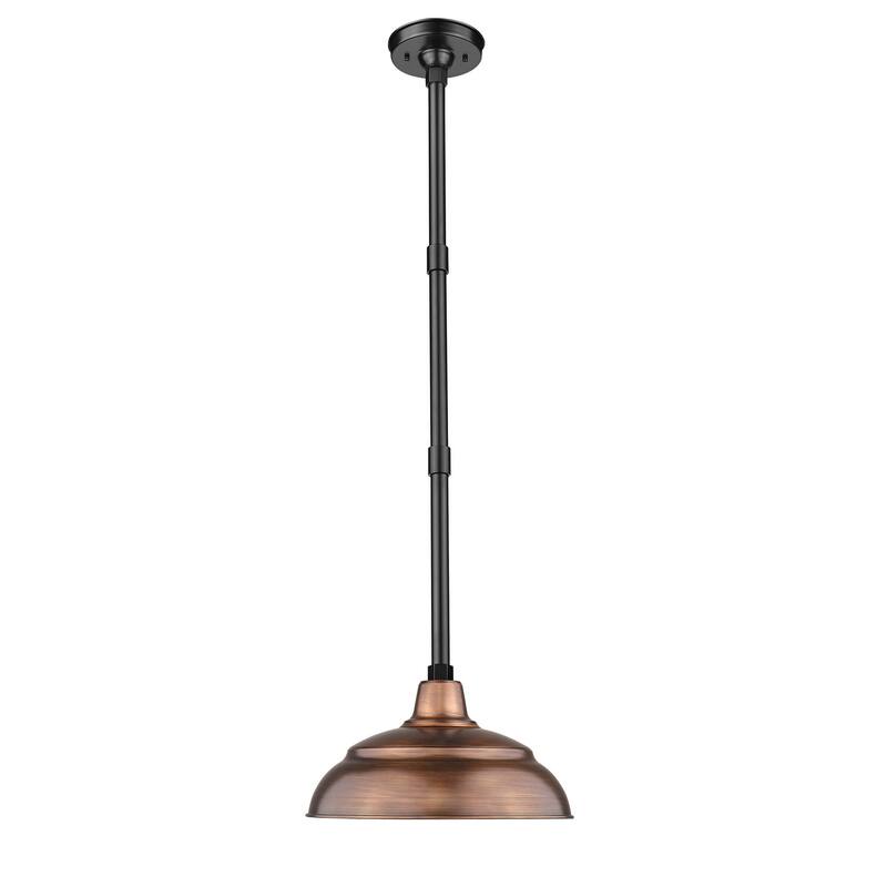 Millennium Lighting 14" Warehouse Shade with Stems & Canopy
