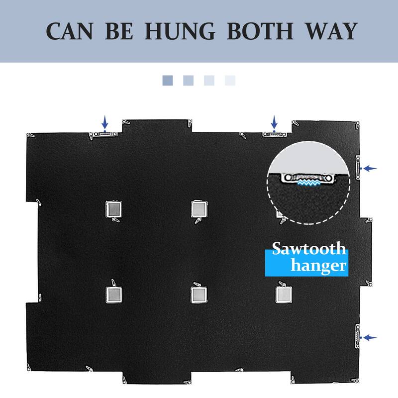9 Opening Wall Photo Frame 20X27 White Finish PVC Picture Frame