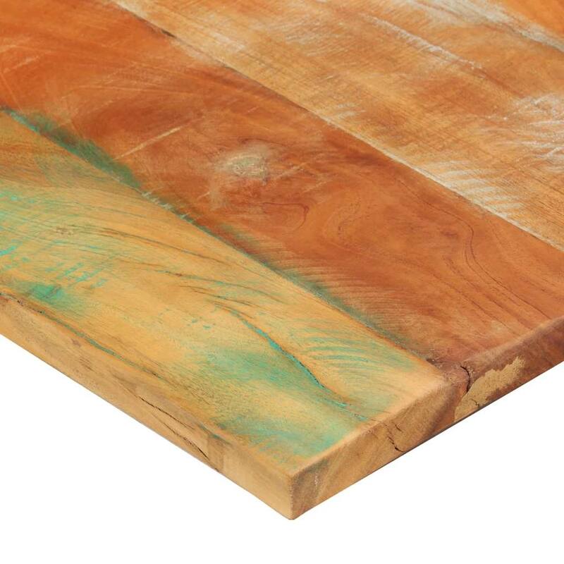 vidaXL Table Top Multicolor Solid reclaimed wood Standard