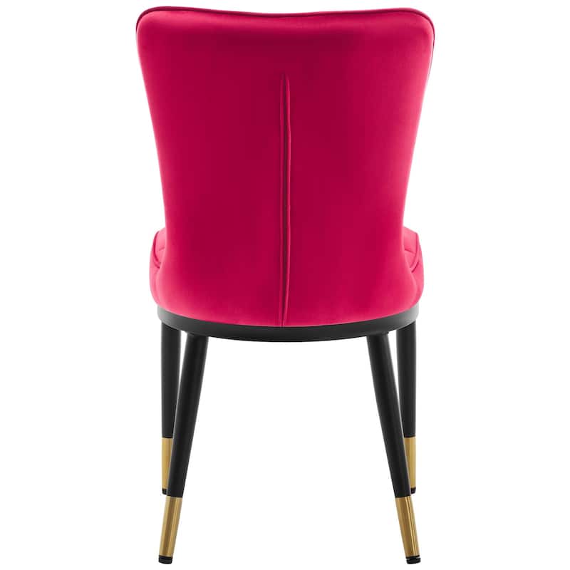 Modern Velvet Upholstered Dining Chairs, Set of 2/4 - 35.8"H x 18.9"W x 23.2"D