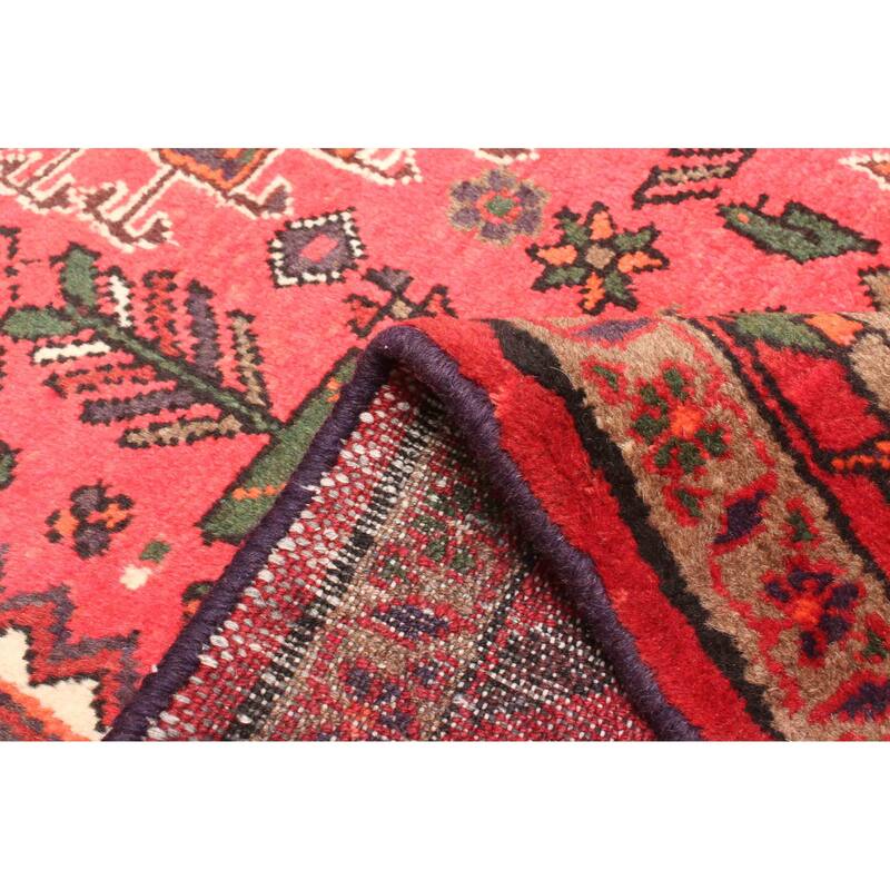 ECARPETGALLERY Hand-knotted Andelz Red Wool Rug - 4'4 x 6'5