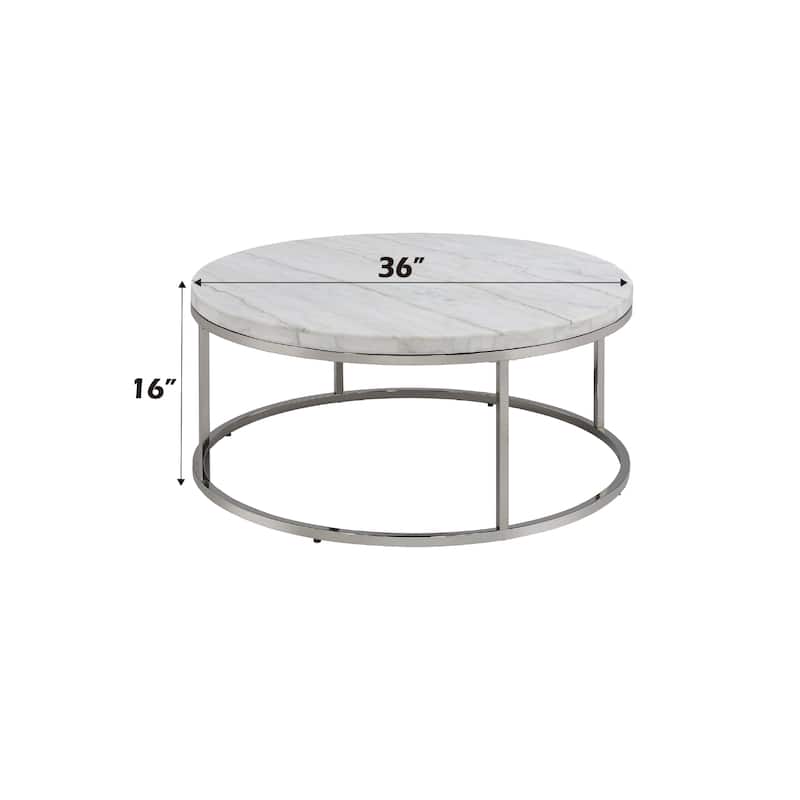 Natural Marble Top Coffee Table