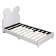 preview thumbnail 21 of 30, Twin Size Animals Theme Kids Bed Velvet Upholstered Platform Bed