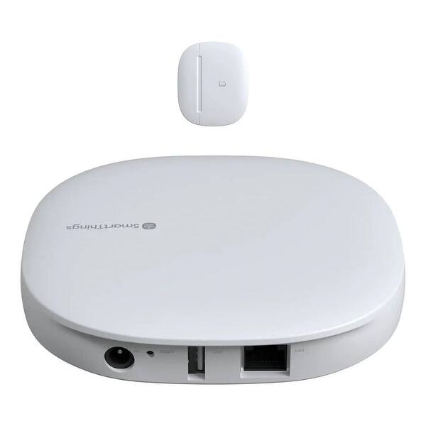 Shop Samsung Smart Things Hub With Multipurpose Sensor White Overstock 29158677