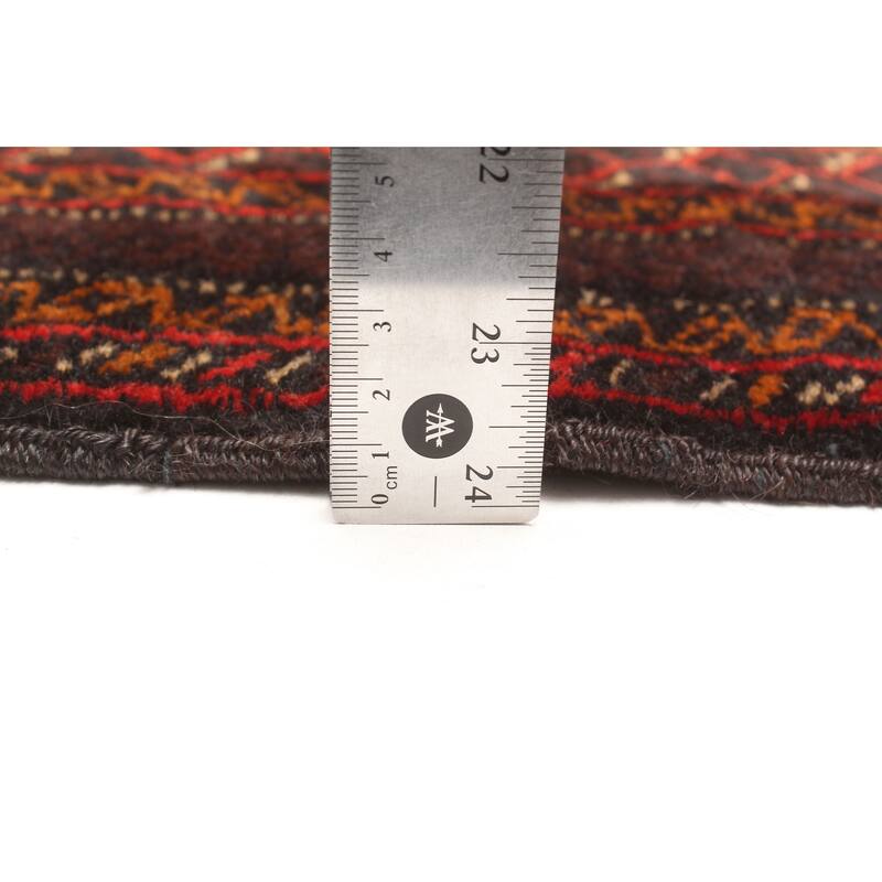 ECARPETGALLERY Hand-knotted Teimani Burnt Orange Wool Rug - 2'9 x 4'4