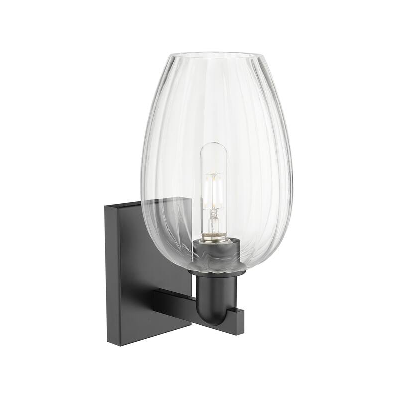 Innovations Lighting Downtown Urban - Preston - 1 Light 6" Flute Shade Wall-mounted Sconce