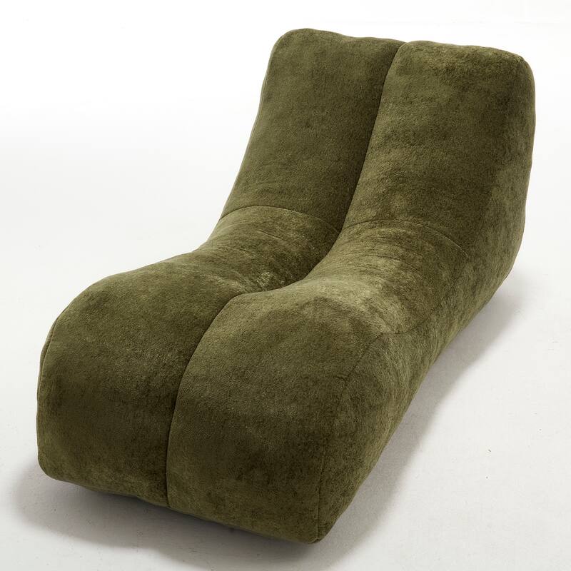 Large Creative Adult Lounge Chair, Plush Bean Bag Sofa with Sponge Fill