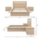 preview thumbnail 27 of 34, Malibu 4-Piece Bedroom Set with Bed, Headboard, and 2 Nightstands
