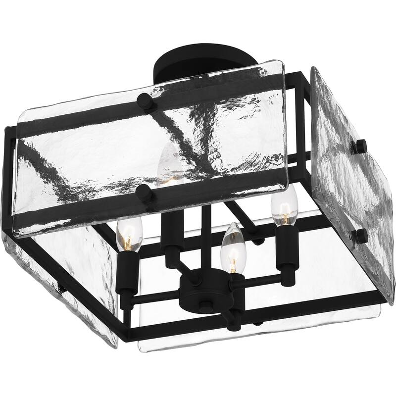 Lancer 4-Light Earth Black Semi-Flush Mount - Earth Black