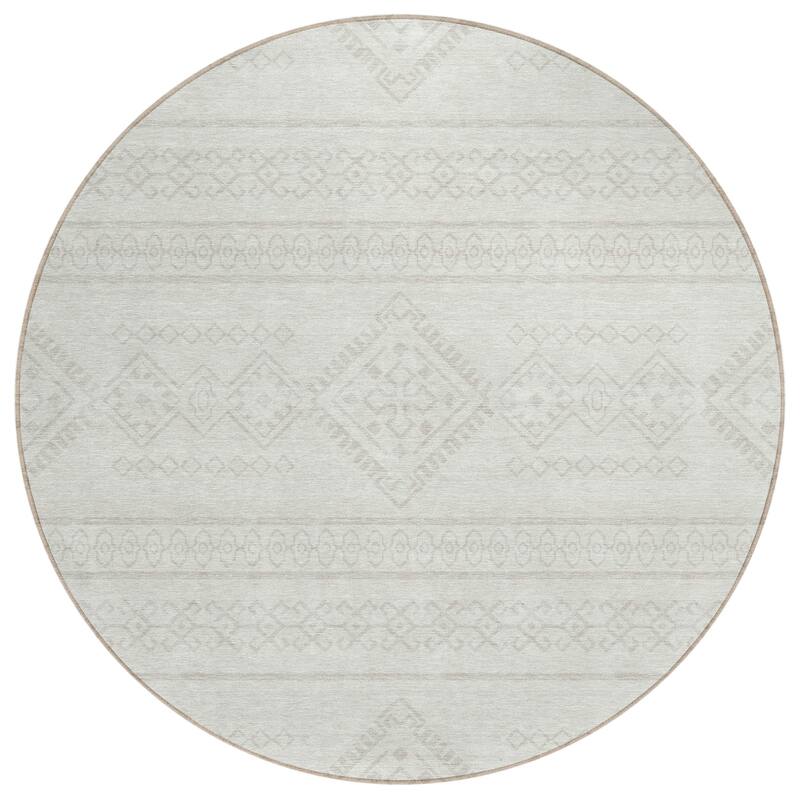 Machine Washable Indoor/ Outdoor Chantille Moroccan Boho Rug