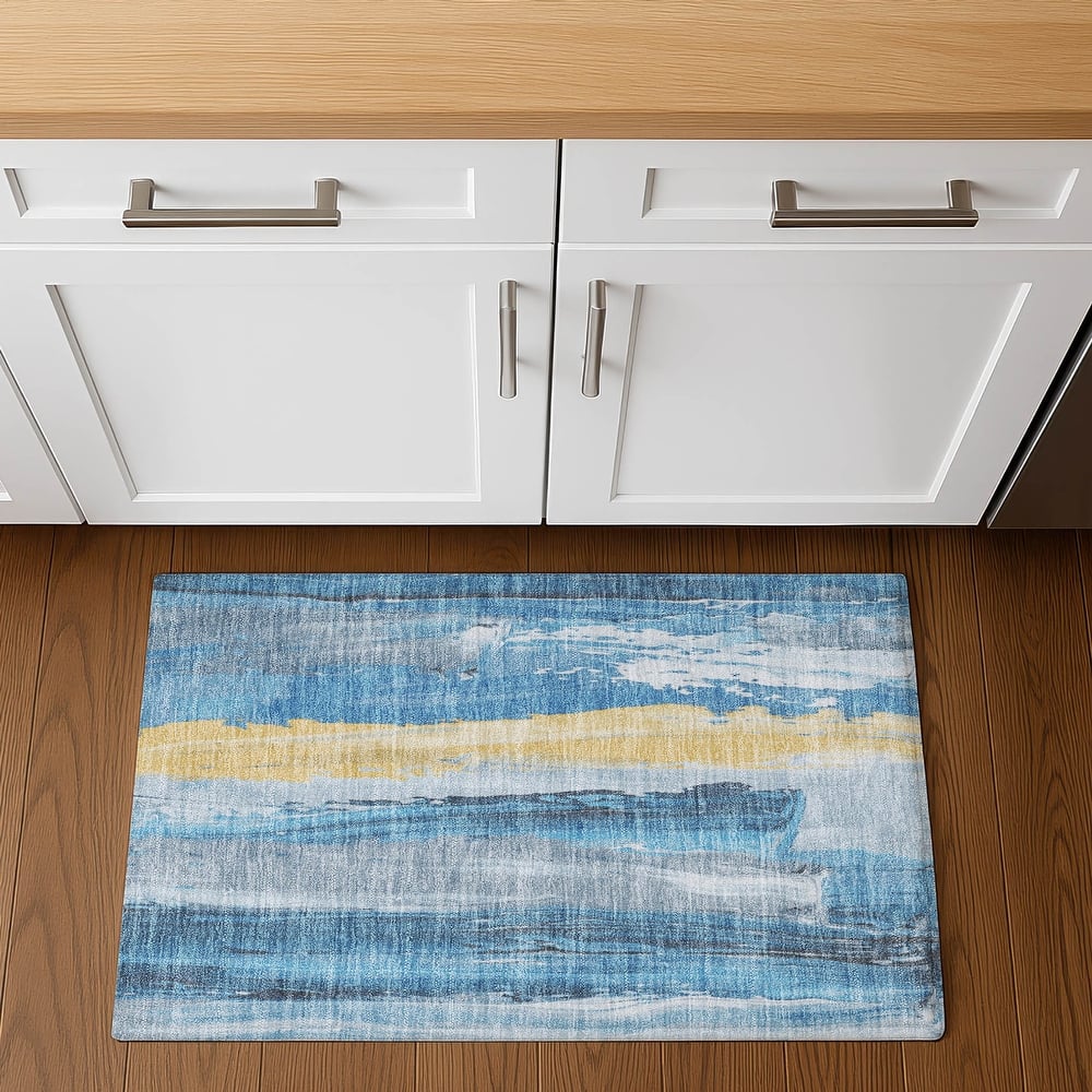 Premium Washable Super Soft Modern Brushstrokes Mayfield Rug