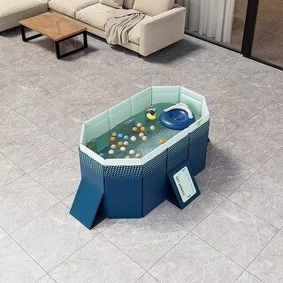 Fold Up Pool 1.6 Pvc Inflatable Folding Swimming Pool - Bed Bath & Beyond - 43143964
