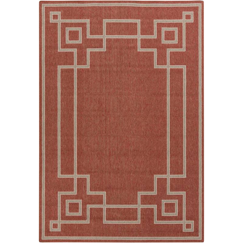 Livabliss Alfresco Country Geometric Indoor / OutdoorArea Rug