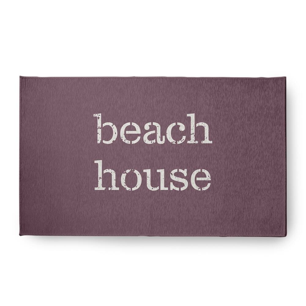 Beach House Nautical Chenille Rug