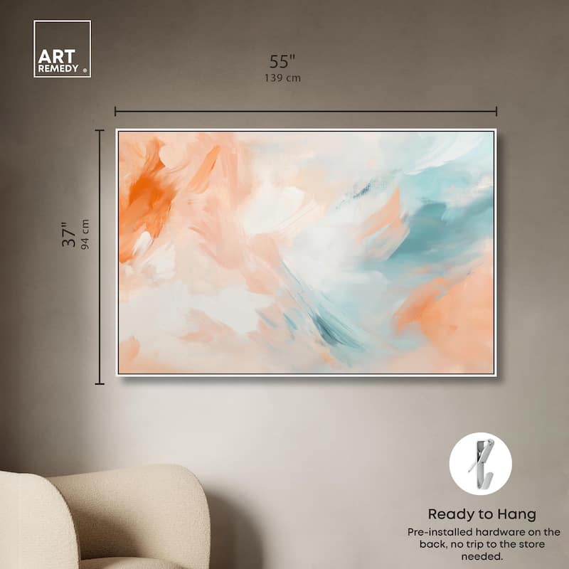 Sunrise Palette II Canvas by Art Remedy