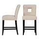 preview thumbnail 45 of 51, Mendoza Keyhole Counter Height Back Stool (Set of 2) by iNSPIRE Q Bold