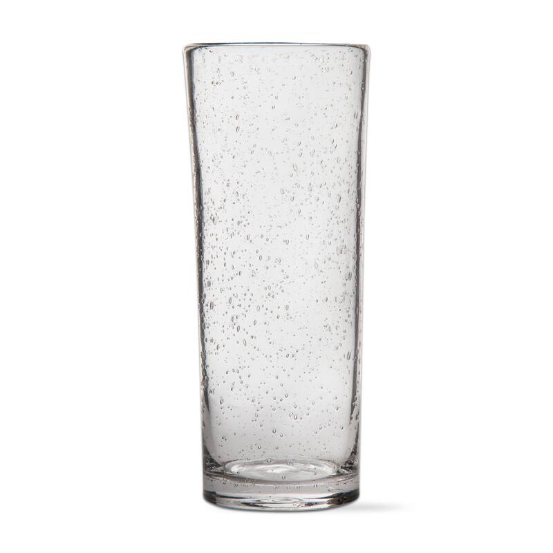Tall Bloody Mary Bubble Glass - 22oz Clear High Ball Drinkware, Dishwasher Safe, Perfect for Bars and Everyday Use