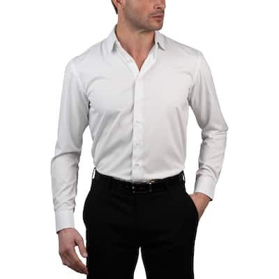 Chaps Men's Solid Dress Shirt