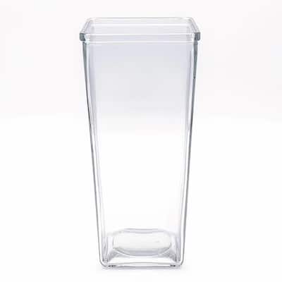 Square Utility Glass Vase