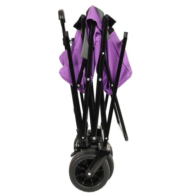 480 lb Folding Wagon Stroller with Canopy & Mosquito Net