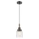 Option Oil Rubbed Bronze / Clear Deco Swirl Shade