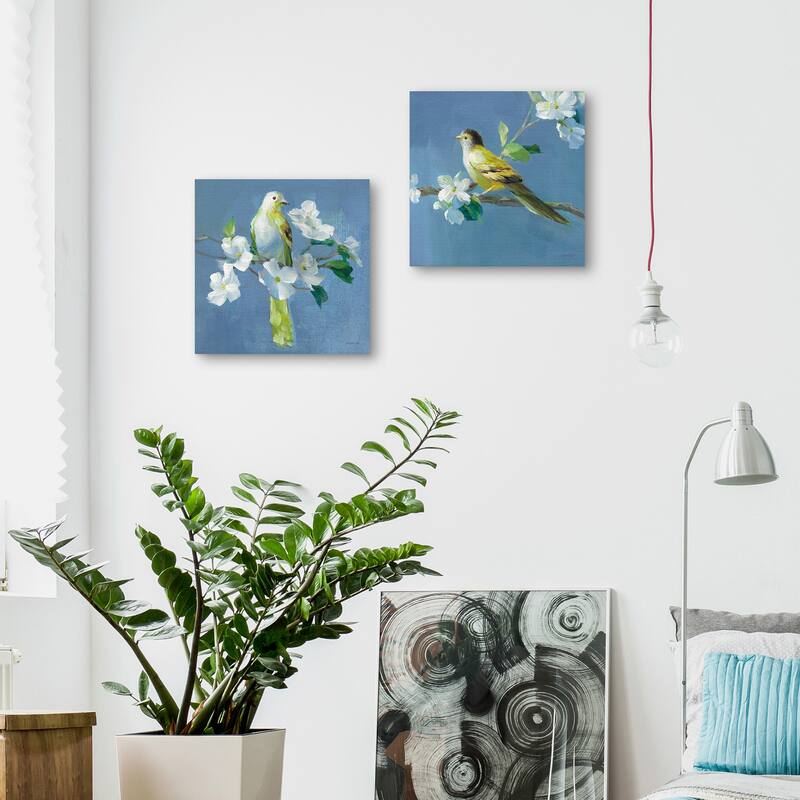 Spring in the Neighborhood II & Spring in the Neighborhood V by Danhui Nai Canvas Art Prints