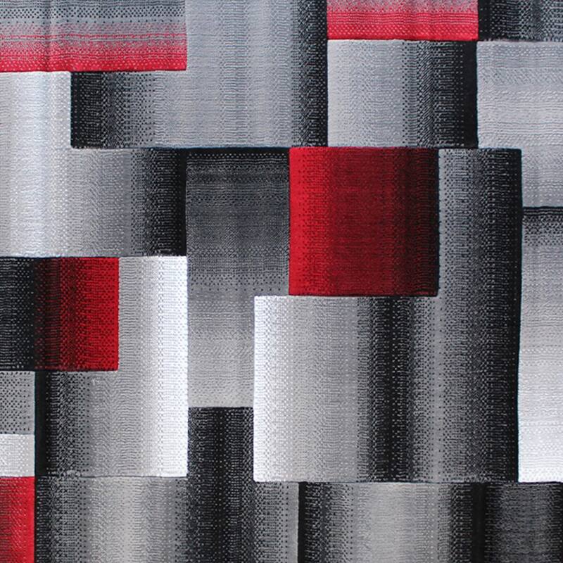Modern Geometric Style Color Blocked Indoor Area Rug