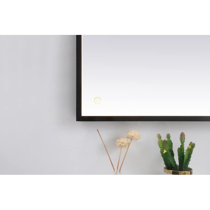 Indigo Home 42x60 inch LED mirror with adjustable color temperature