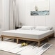 preview thumbnail 1 of 16, King Size Solid Wood Platform Bed