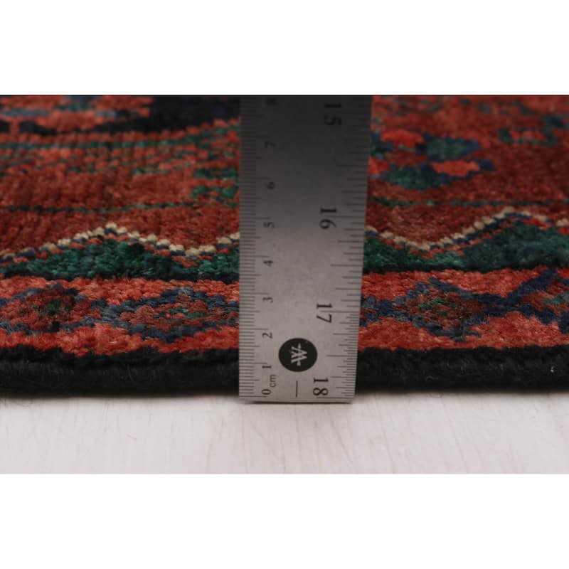 ECARPETGALLERY Hand-knotted Melis Vintage Red Wool Rug - 5'4 x 8'10